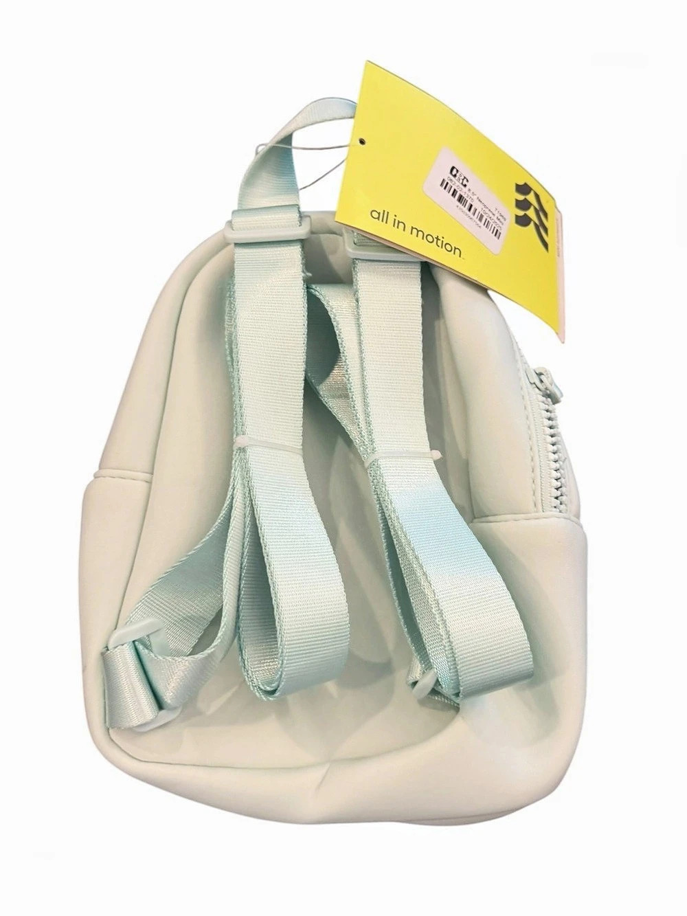 NEW All in Motion Mini Backpack Mint Green Adjustable Straps Water Repellent - Picture 7 of 10